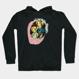 Mary and Child Religious Design Hoodie